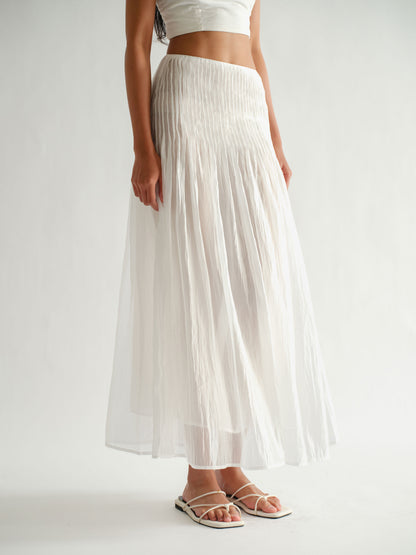 SAYA - SAYA X ELXI - JENNA - PLEATED A LINE SKIRT
