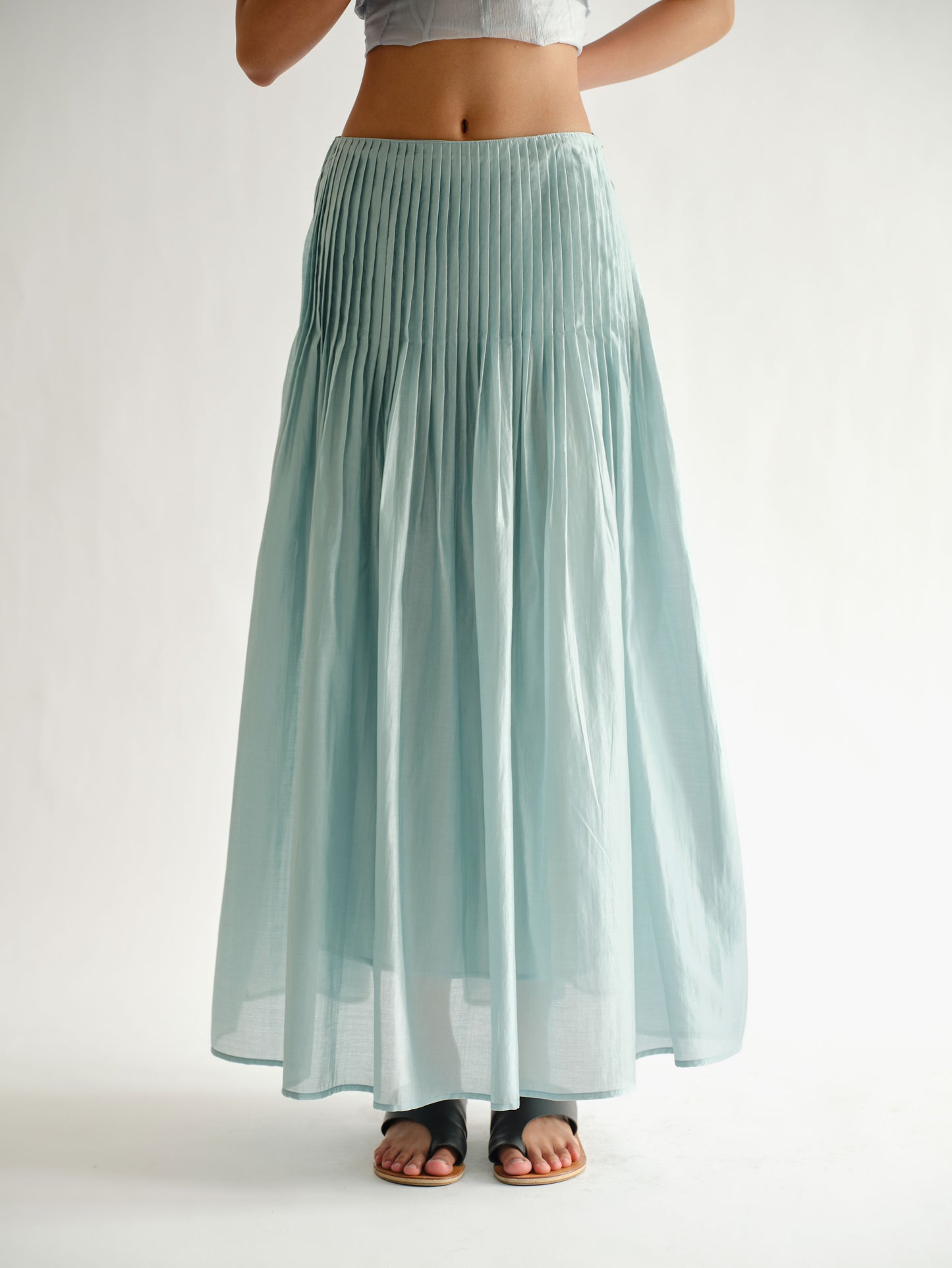 SAYA - SAYA X ELXI - JENNA - PLEATED A LINE SKIRT