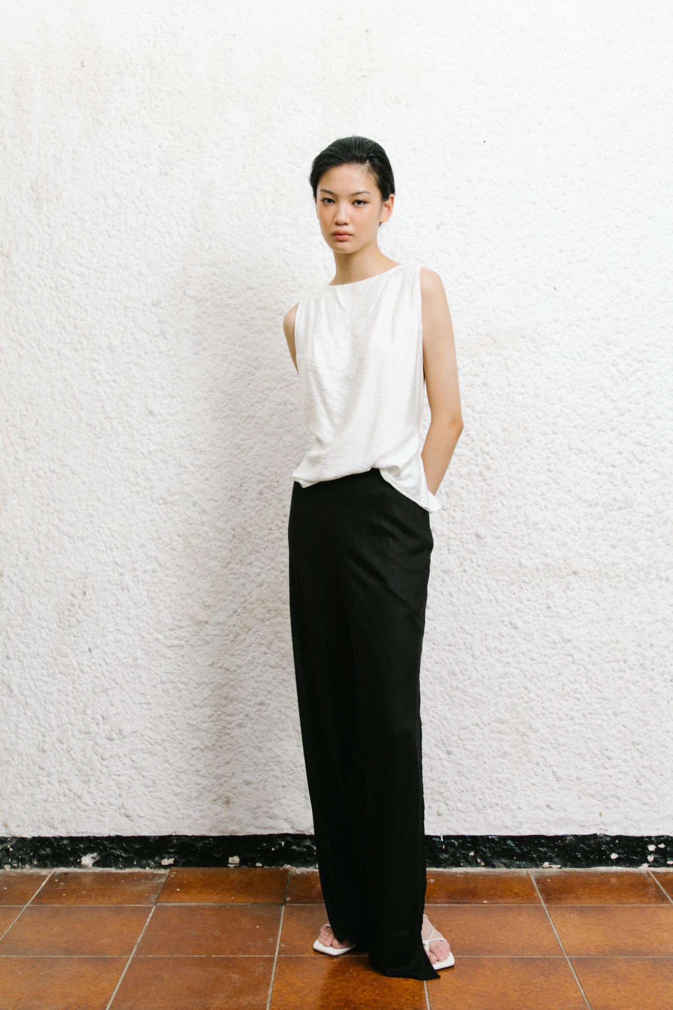 SAYA - YVES - BOAT NECK TOP