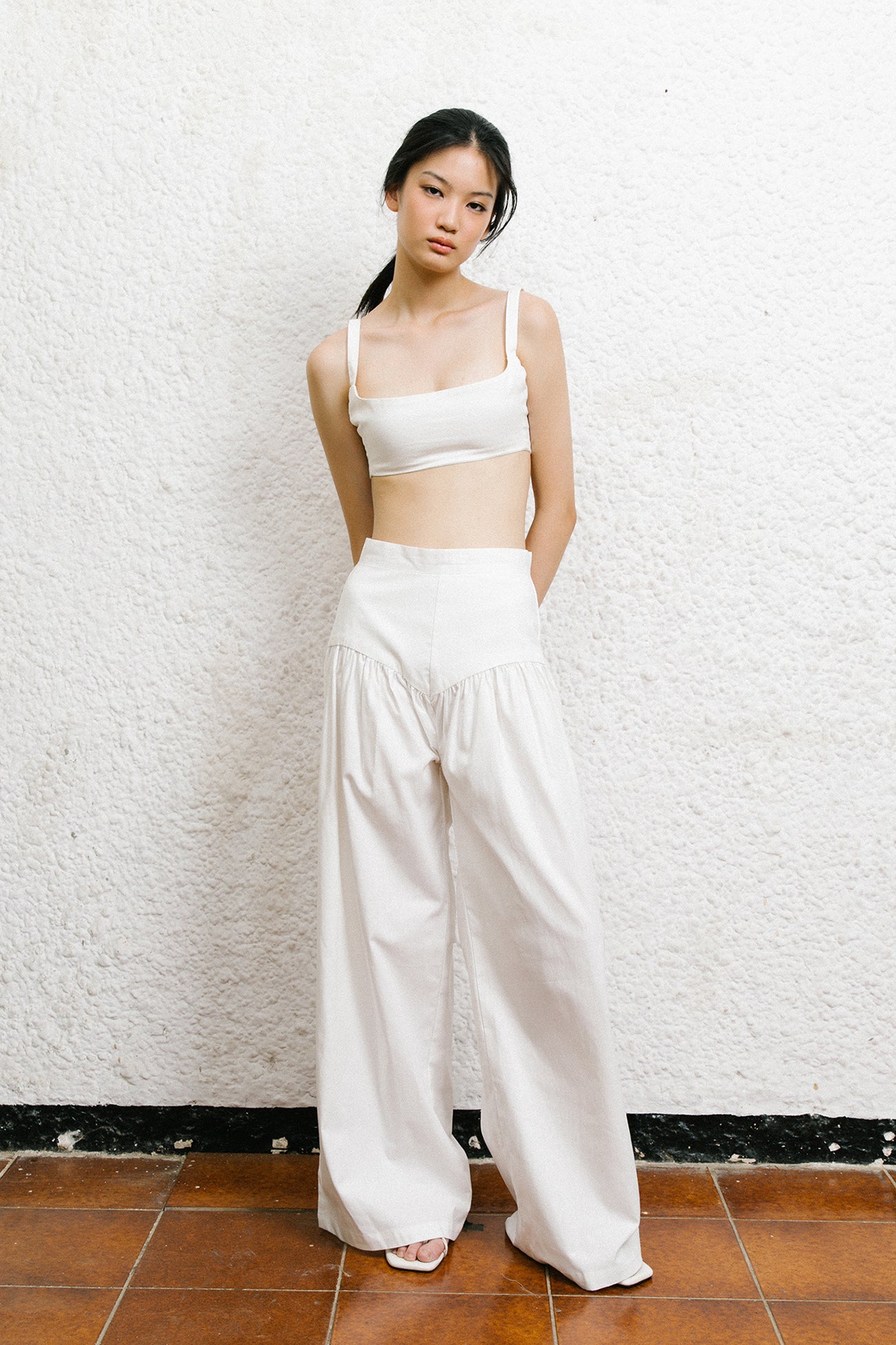 SAYA - ALIKA - RUFFLE PALAZZO PANTS