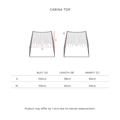 SAYA - CARINA - PLEATED TOP
