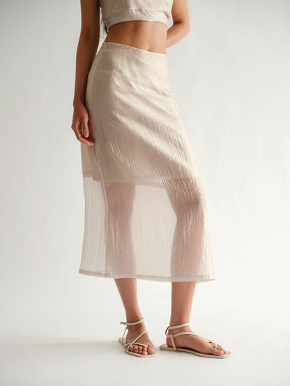SAYA - SAYA X ELXI - MINA - MIDI SKIRT