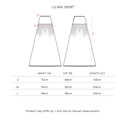 SAYA - LILIAN - MAXI SKIRT