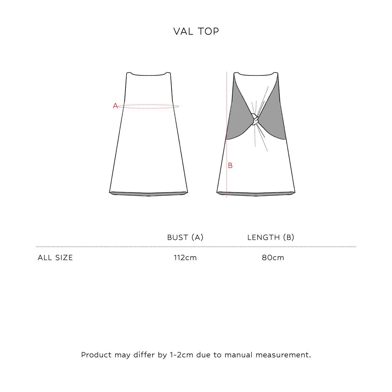 SAYA - VAL - TWISTED TOP