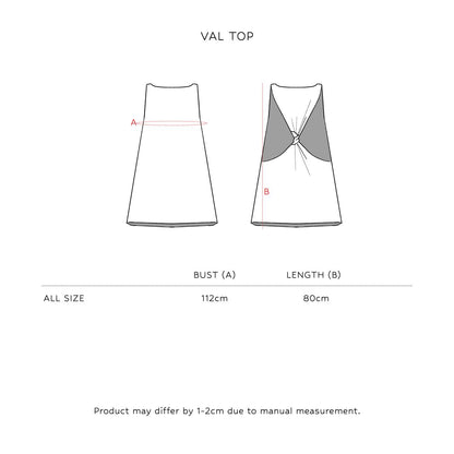 SAYA - VAL - TWISTED TOP