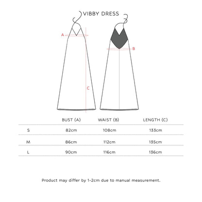SAYA - VIBBY - HALTER NECK MAXI DRESS