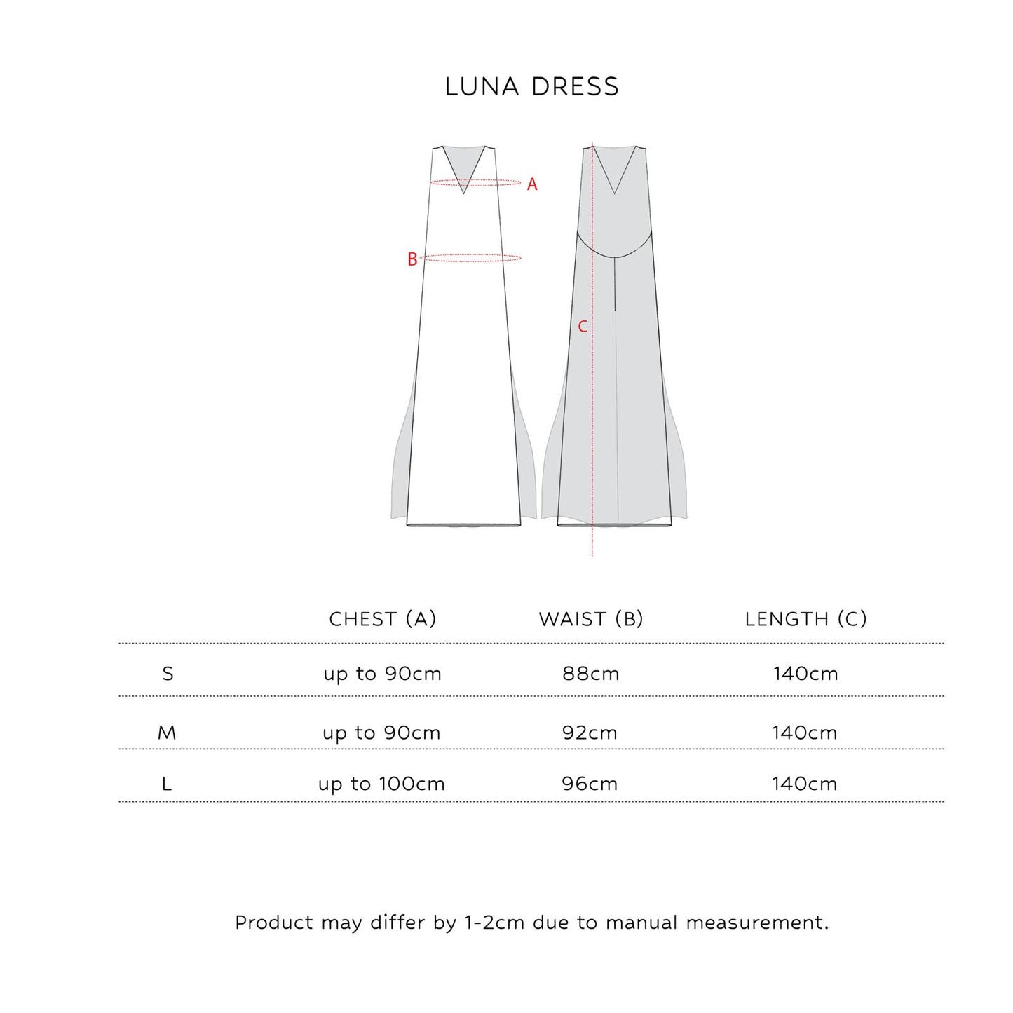 SAYA - LUNA - MAXI DRESS