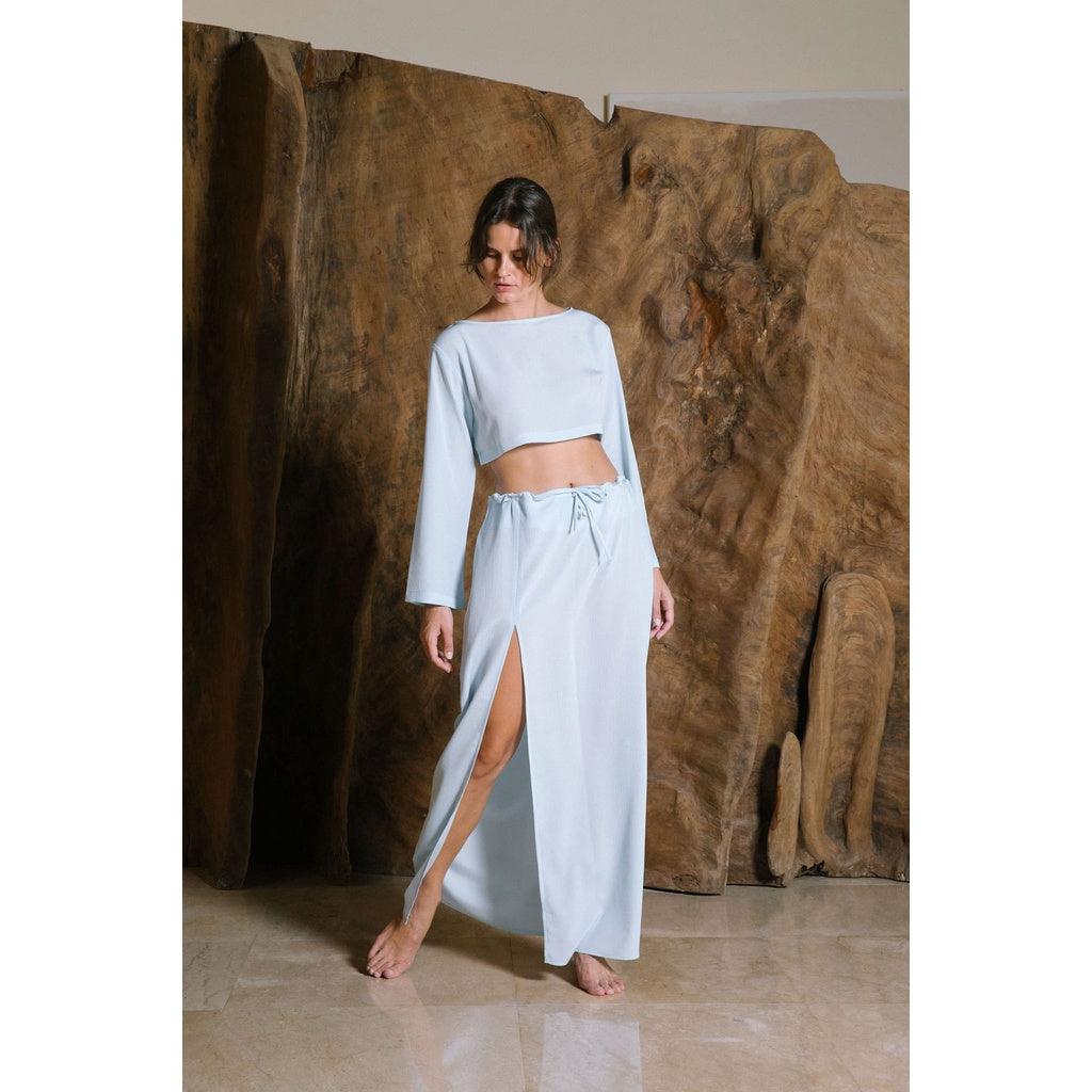 SAYA - SAYA X AYLA - AVE - HIGH SLIT MAXI SKIRT