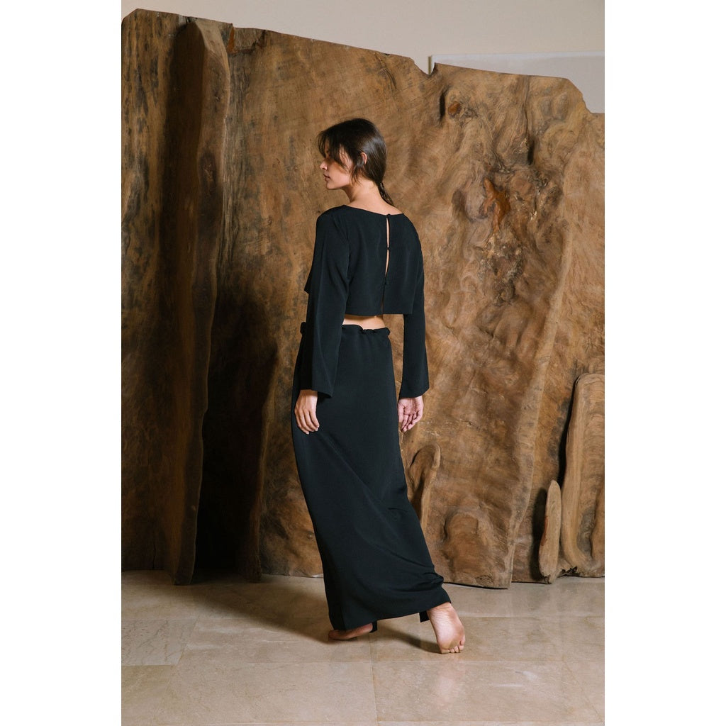 SAYA - SAYA X AYLA - AVE - HIGH SLIT MAXI SKIRT