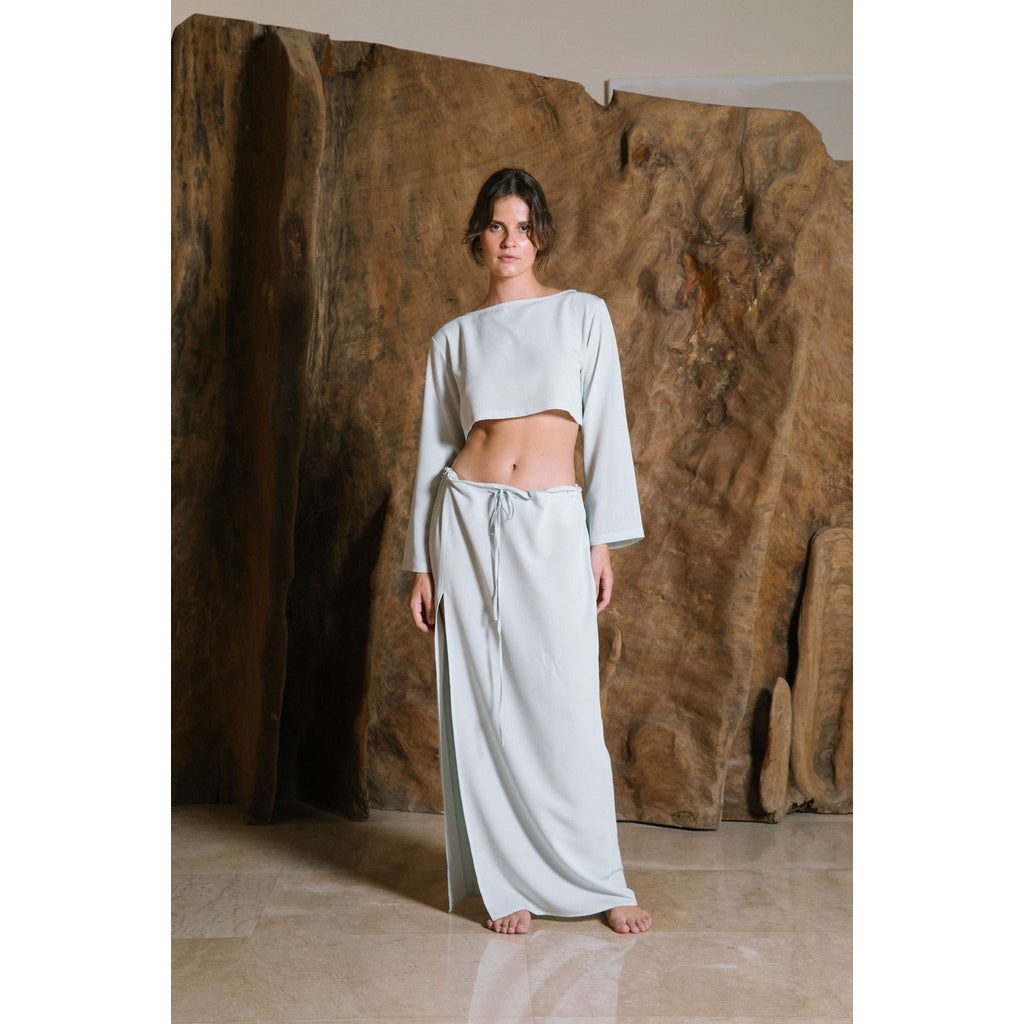 SAYA - SAYA X AYLA - AVE - HIGH SLIT MAXI SKIRT