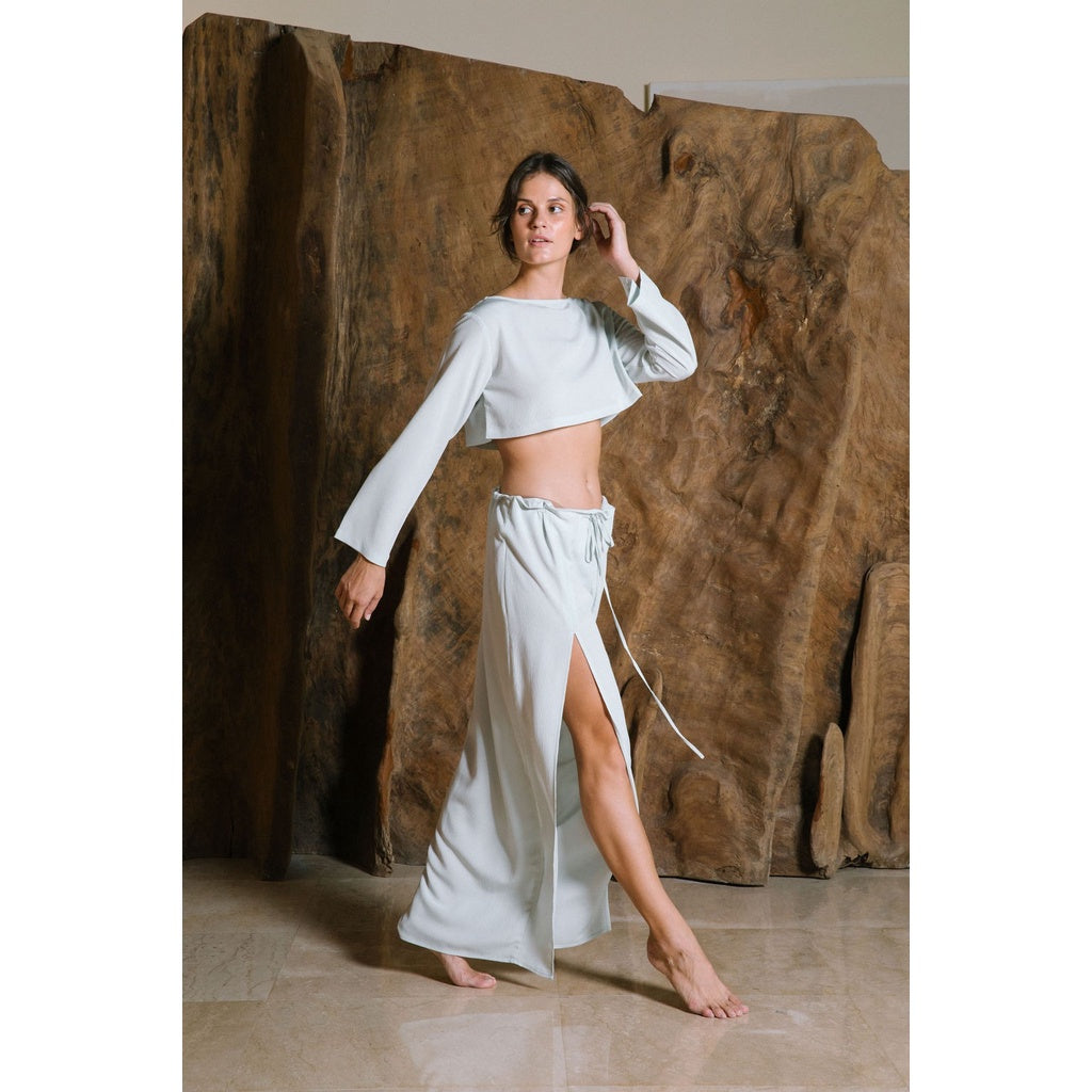 SAYA - SAYA X AYLA - AVE - HIGH SLIT MAXI SKIRT